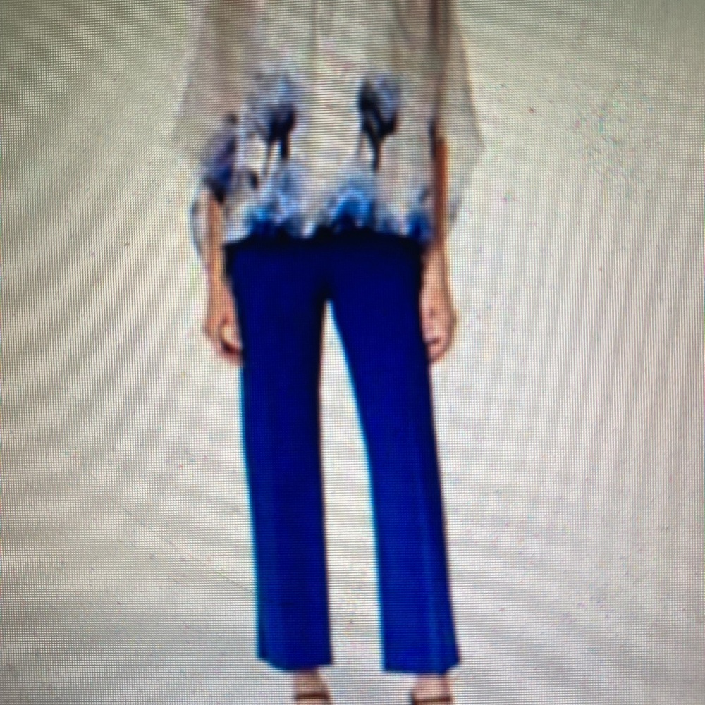 Alfani Blue Straight Leg Pants